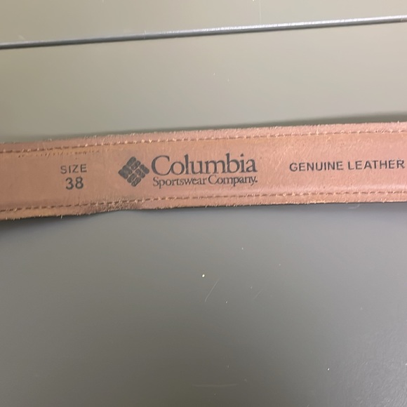 Columbia brown leather belt - Picture 6 of 7